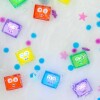 Glo Pals Light Up Cube Set de 4 cubos Violeta
