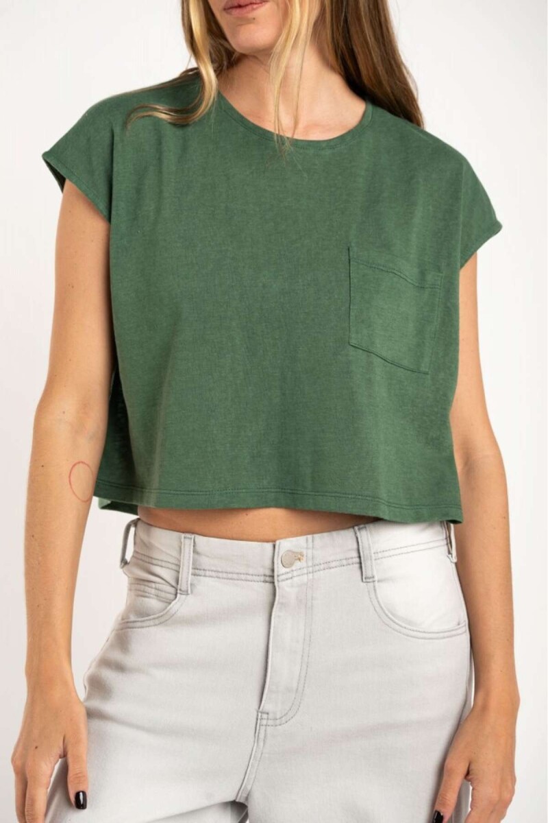 Remera Algod0n - Verde 