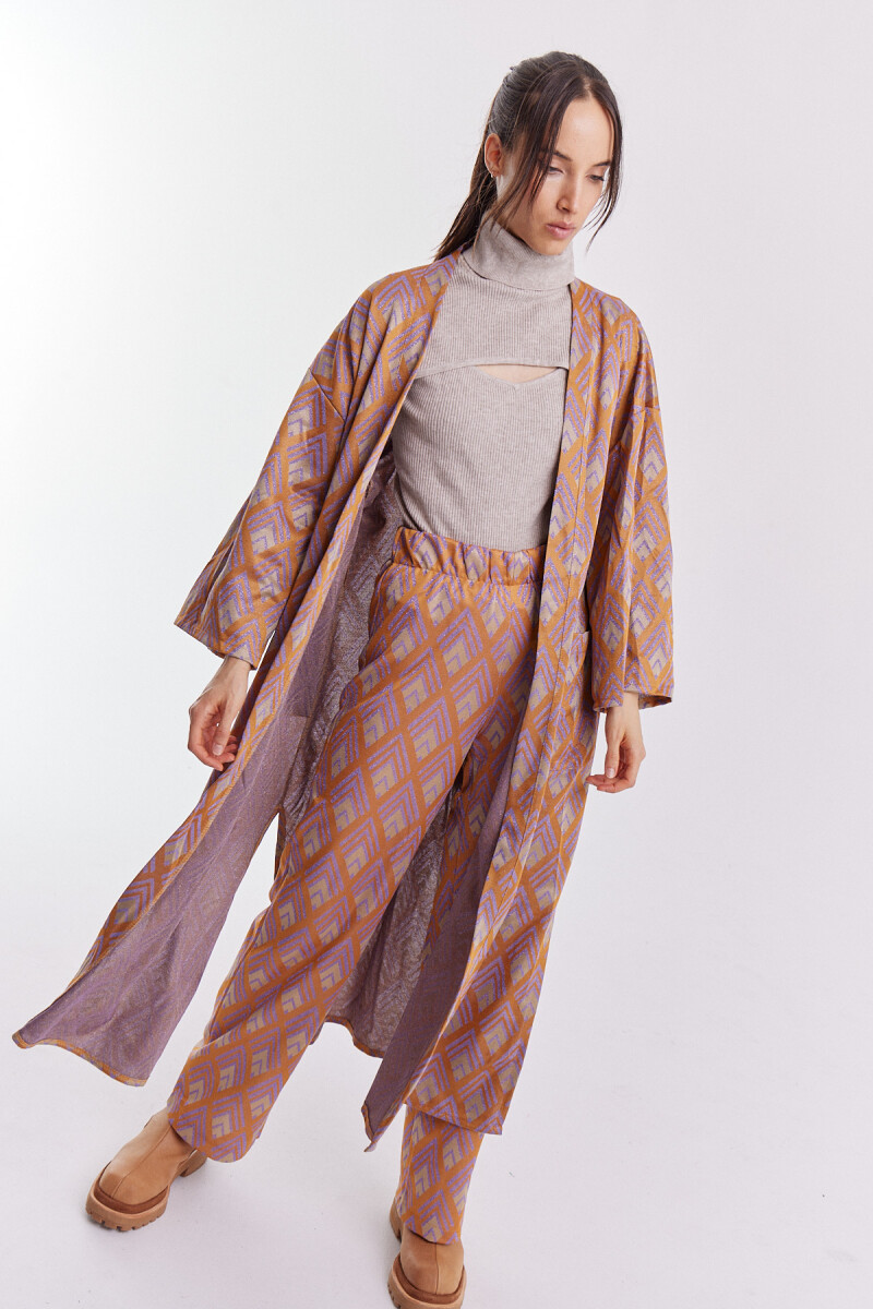 Kimono Frambuesa Dorado