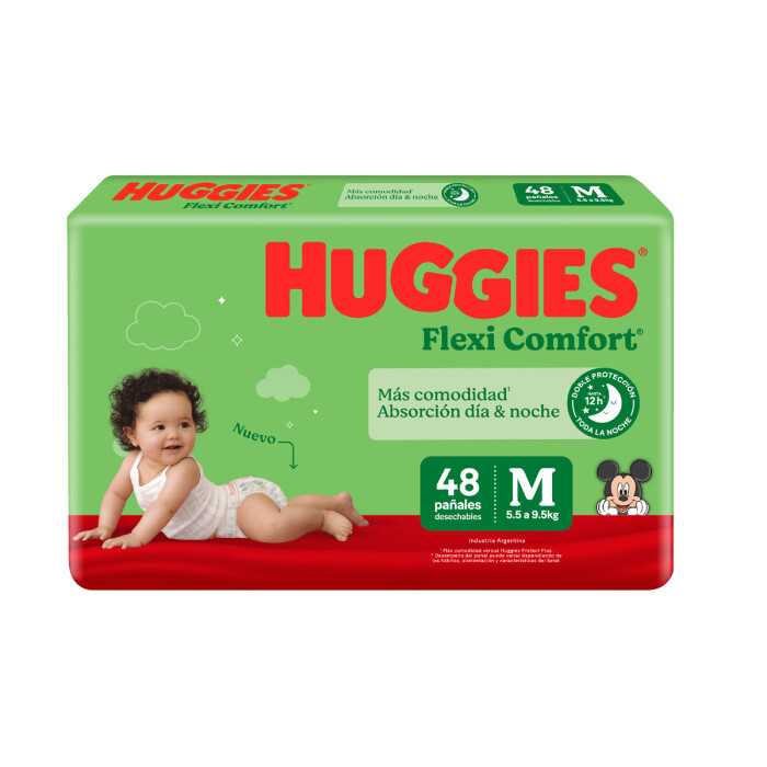 HUGGIES ACTIVE SEC M ULTRAPACK 48 UN única