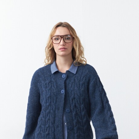 CARDIGAN BOREAL Azul Marino