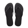 Sandalias de Mujer Havaianas Slim GLitter II Negro