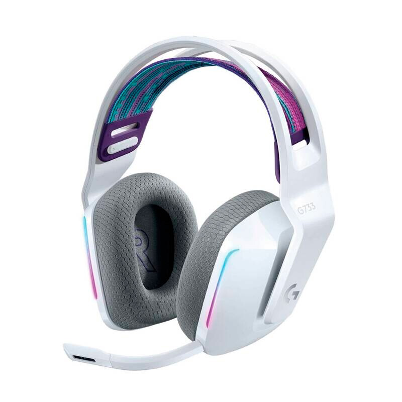 Auriculares Inalámbricos Logitech 981-000882 G733 Blanco Auriculares Inalámbricos Logitech 981-000882 G733 Blanco