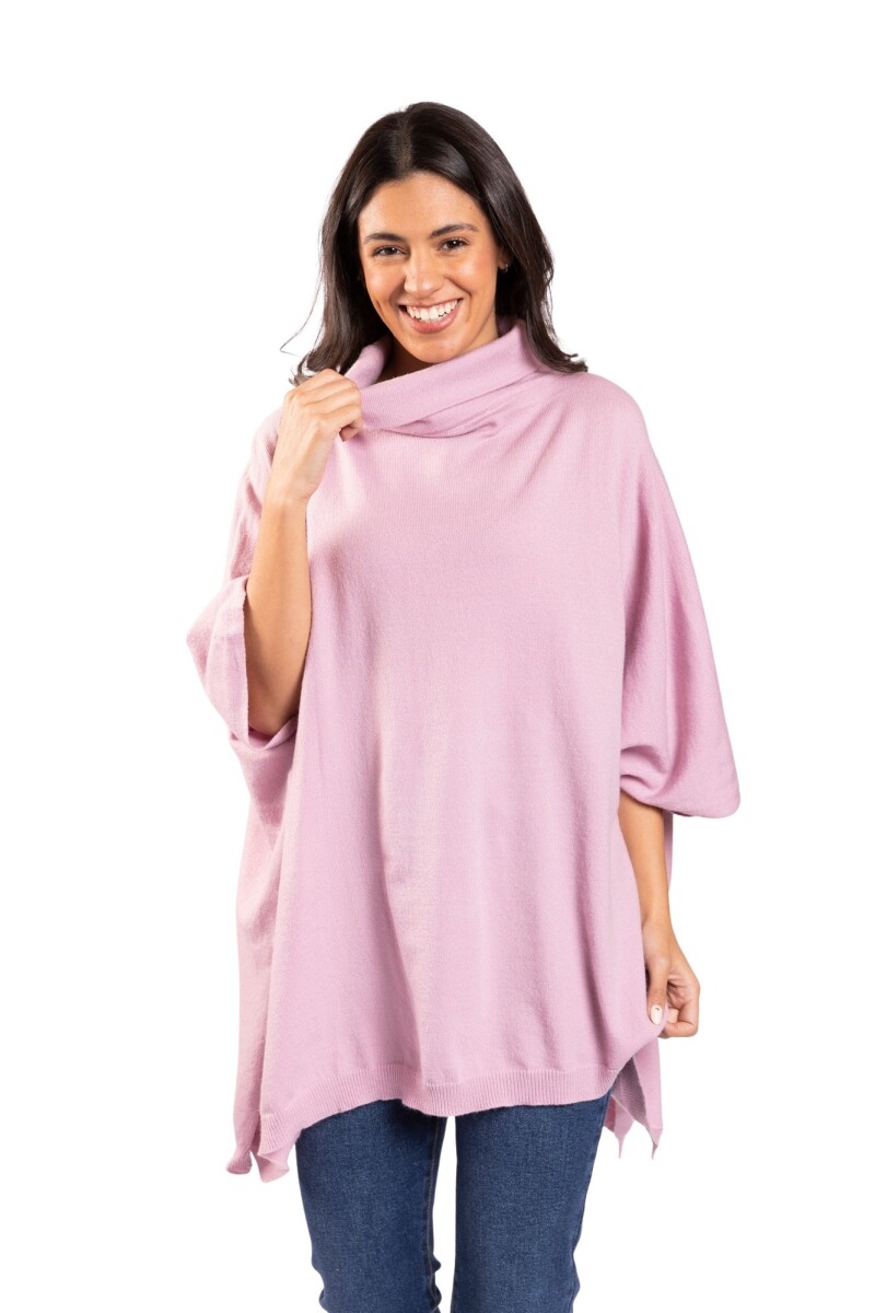 CHERRY PONCHO - LILAC 