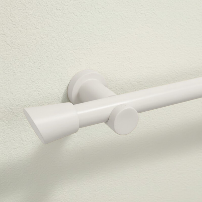 Barrote Cortina 2,00m 28mm + 2 soportes BEIGE