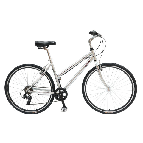 BICICLETA KOVA MONACO DAMA R28 GRIS CROMO BICICLETA KOVA MONACO DAMA R28 GRIS CROMO