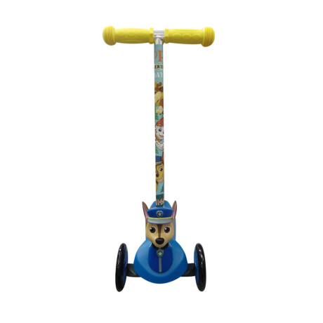 Monopatín Infantil 3d Paw Patrol Con 3 Ruedas Oficial - Celeste Celeste