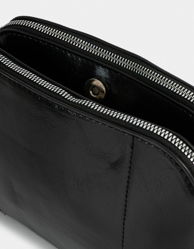 Bandoleras Bandolera Negra Con Charm - Negro