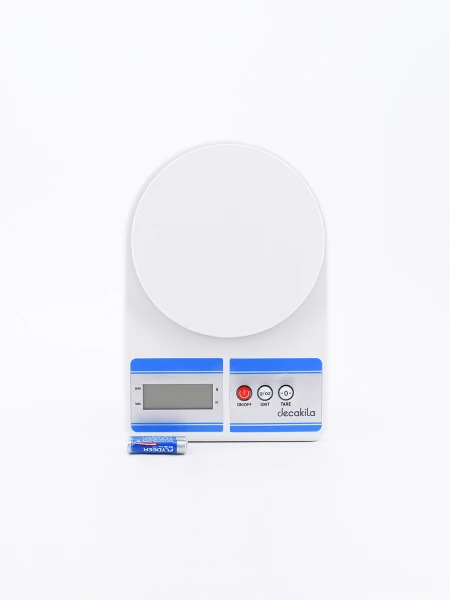 BALANZA DIGITAL DE COCINA BLANCO