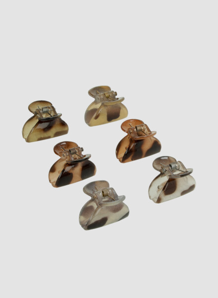 Pack x6 mini pinzas Variante unica