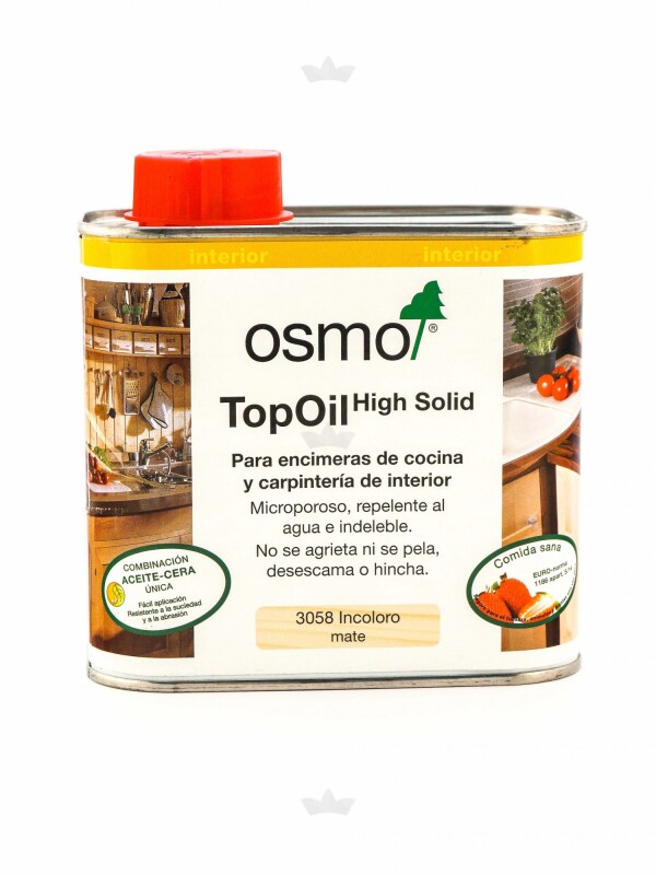 OSMO 3058 TOP OIL TRANSPARENTE MATE 0.5 LT. N/A