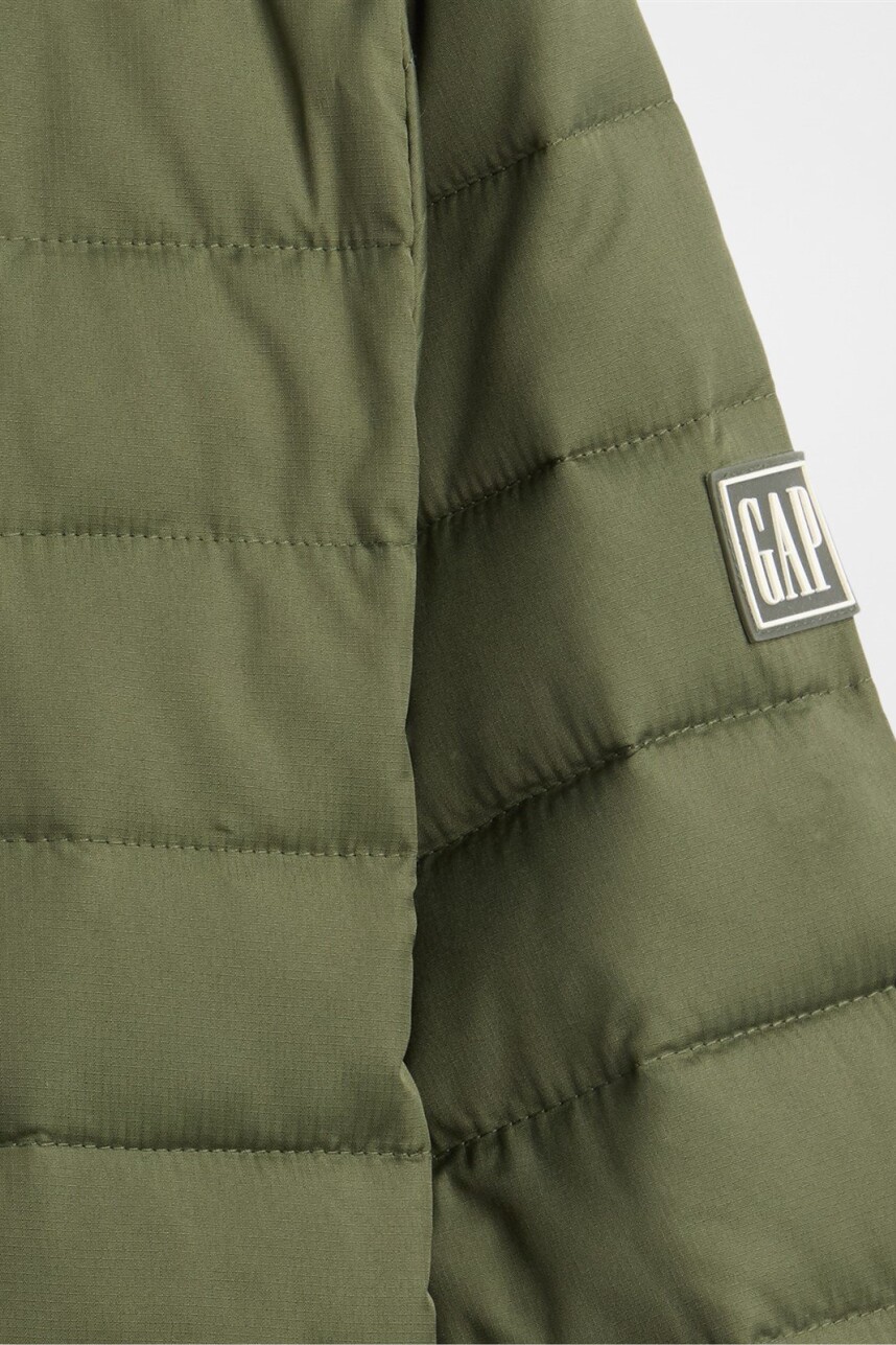 Campera Puffer Hombre Army Jacket Green