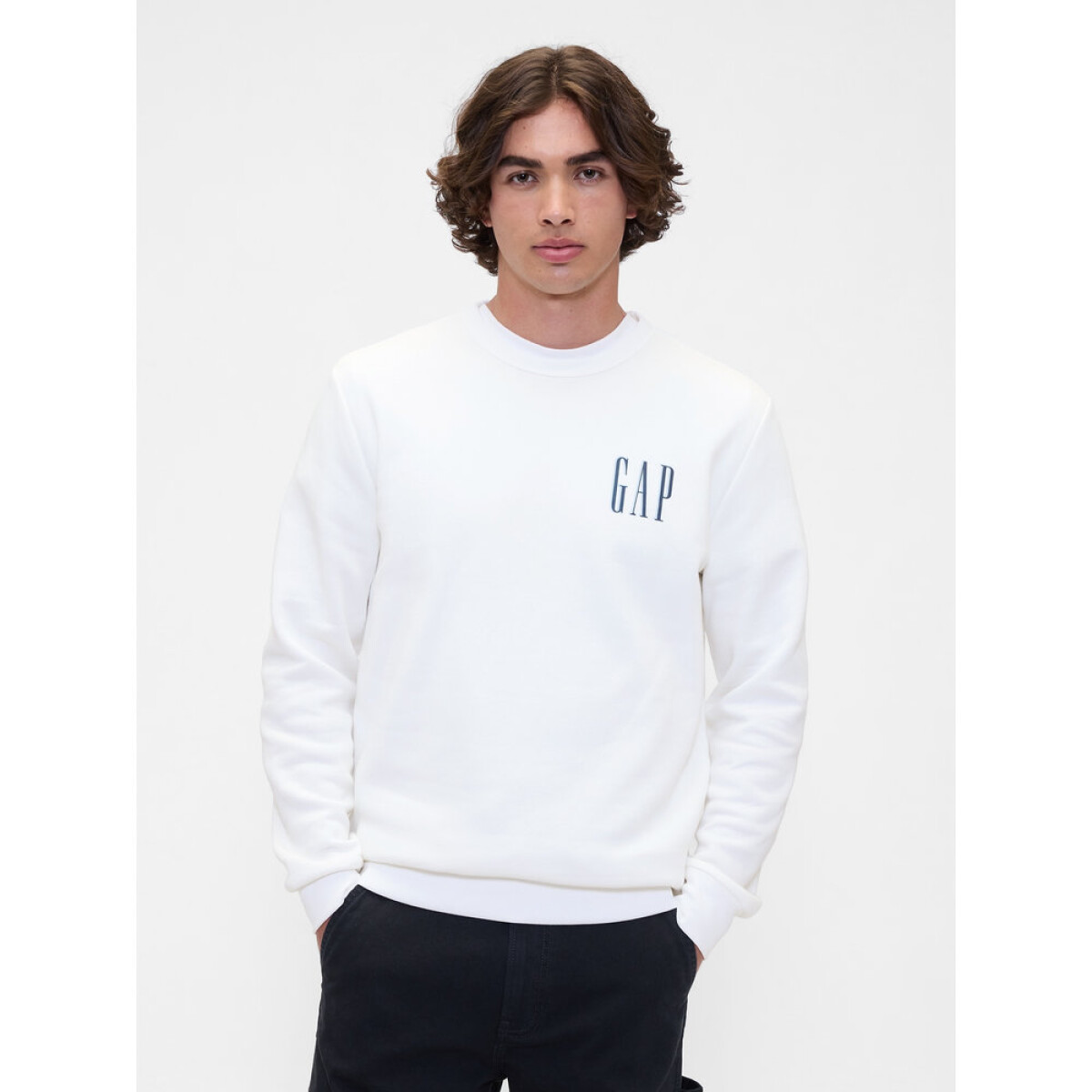V-LW DB FLEECE - NEW OFF WHITE 