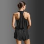 Bividi Running Light Speed React Crop Singlet Mujer Black/black Reflective