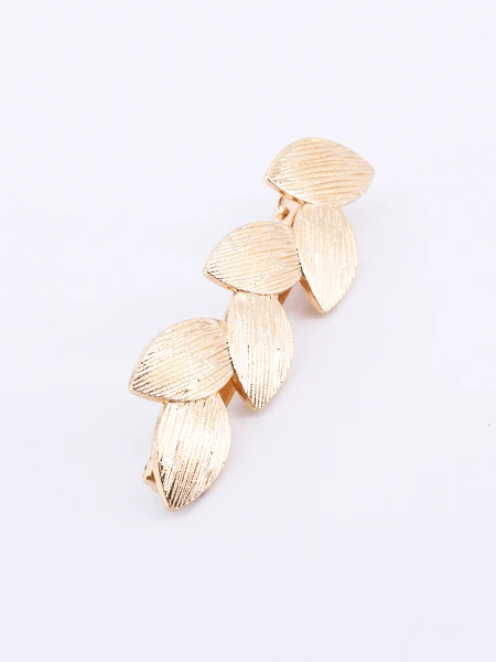 BROCHE HOJAS DORADO
