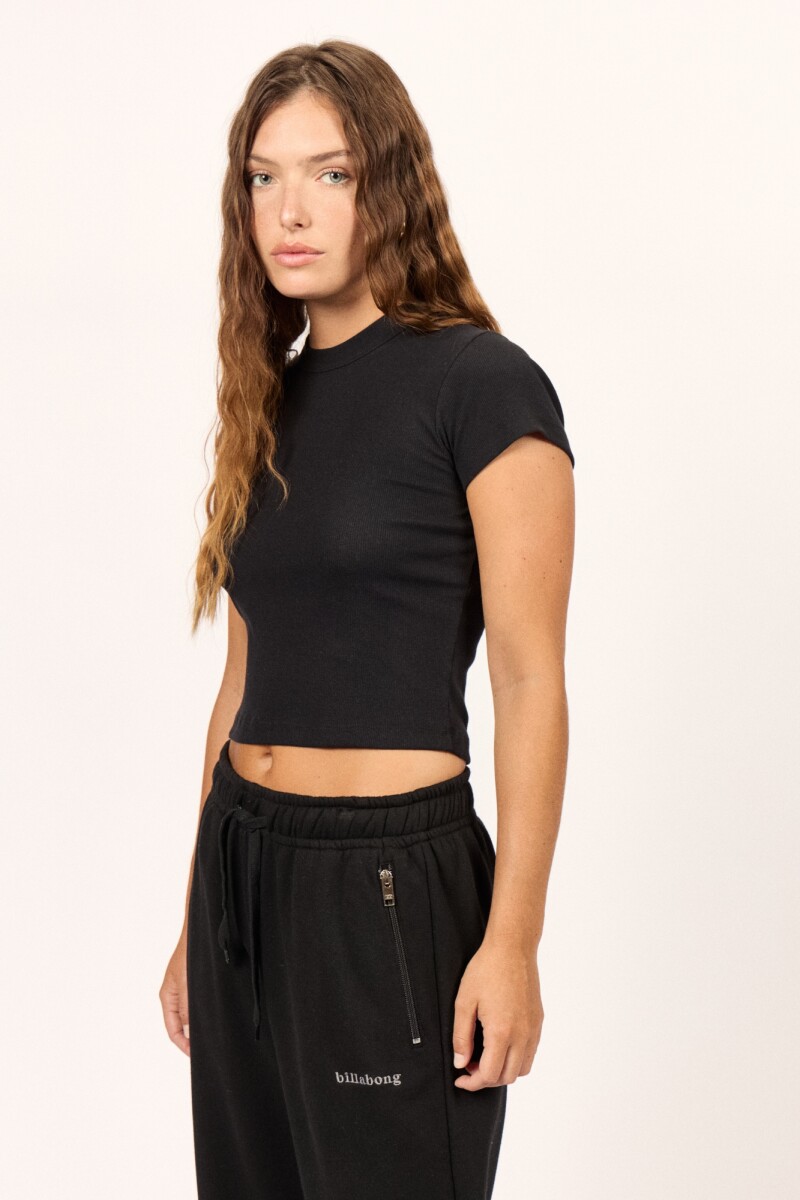 REMERA SUN DAY BABY TEE J-negro