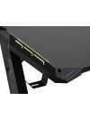 Escritorio gaming LINDHOLM con LED negro Escritorio gaming LINDHOLM con LED negro
