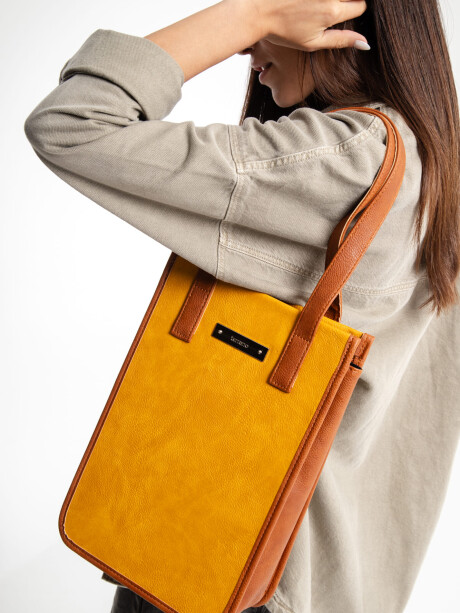 Matera bolsito Lisa Mostaza Combinada