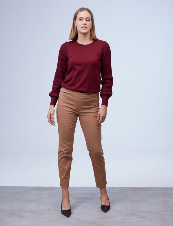 Pantalon Pull On BEIGE OSCURO