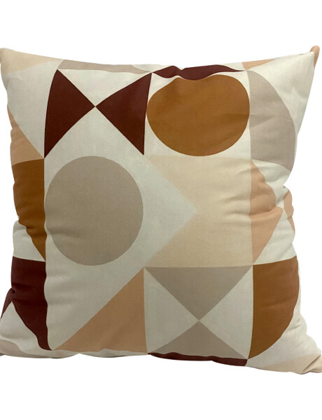 ALMOHADON 40x40CM 420G FORMAS TONOS TIERRA ALMOHADON 40x40CM 420G FORMAS TONOS TIERRA