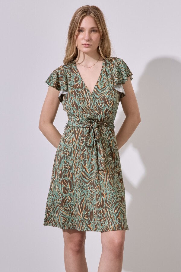 Vestido Print VERDE/MULTI