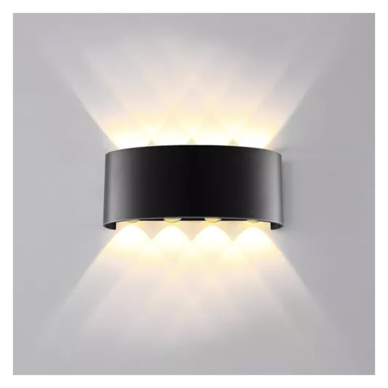 Foco luz led de pared NEGRO