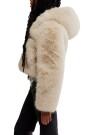 CHAQUETA PELO Marfil