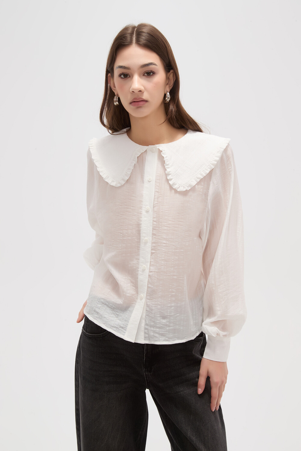 Camisa Raeli Marfil / Off White