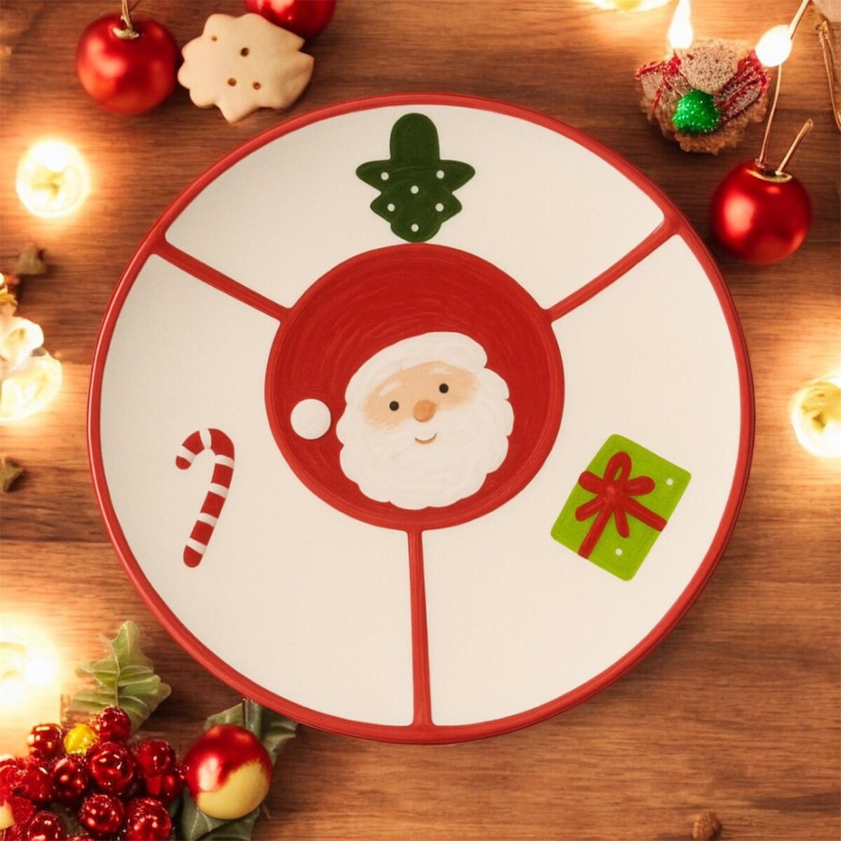 Plato Copetinero 4 Divisiones 