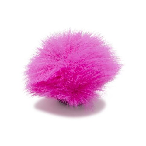 Neon Mini Pink Puff Ball Multicolor