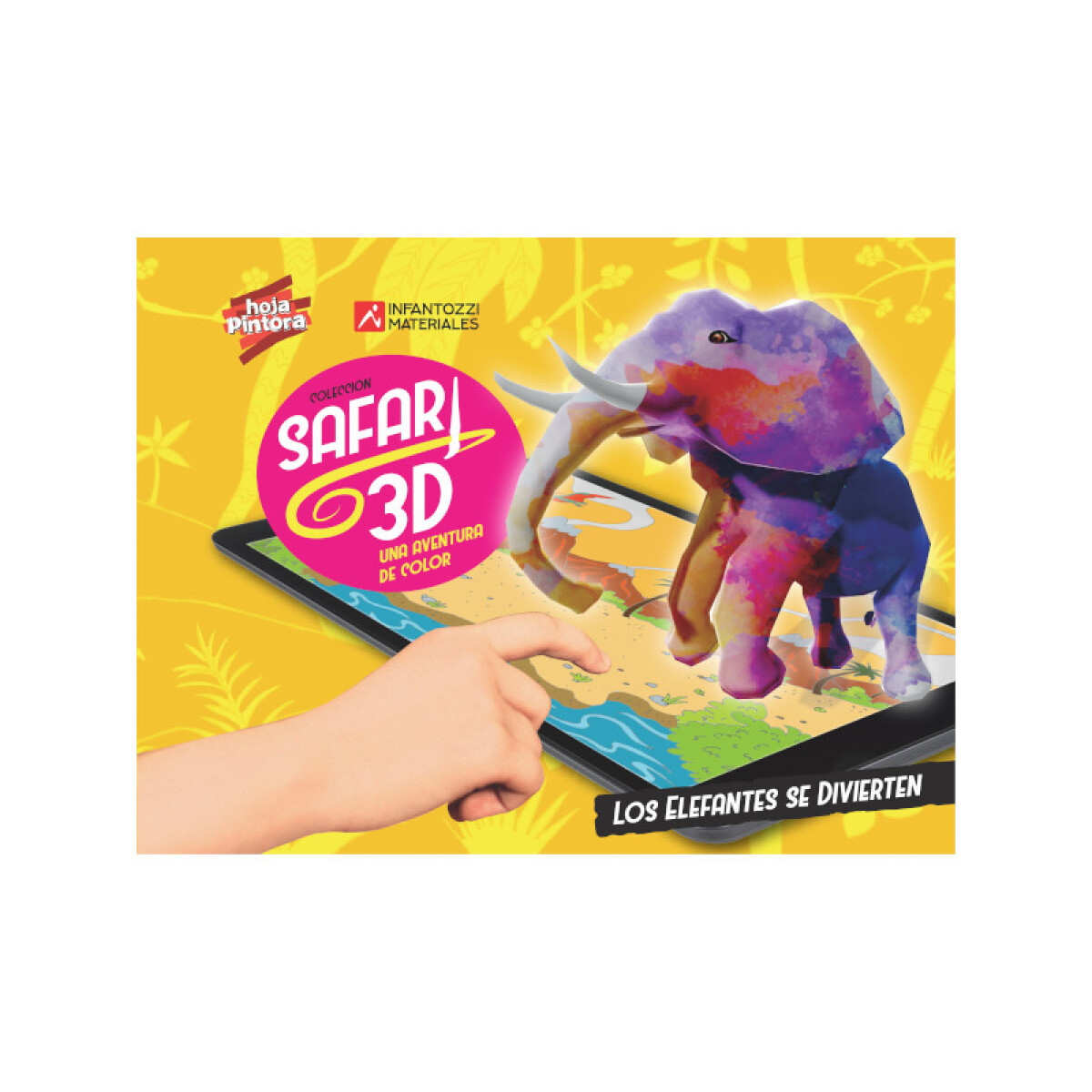 Libro Safari 3D Los elefantes se divierten 