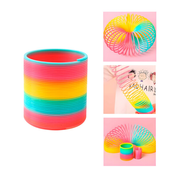 Resorte Arcoiris Espiral Rainbow Magico Amansaloco Pack X12® Resorte Arcoiris Espiral Rainbow Magico Amansaloco Pack X12®