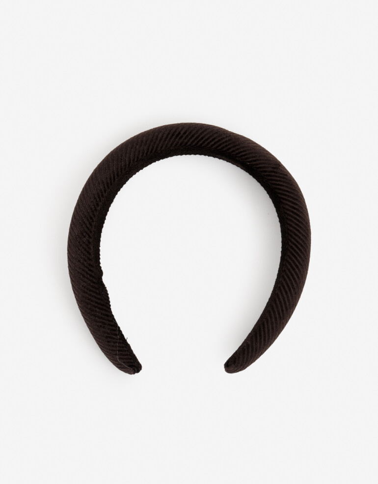 Vinchas Rígidas Liso Marron Chocolate