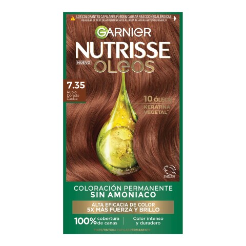 Garnier Nutrisse oleos Sin amoníaco 7.35 Rubio dorado caoba