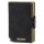 Billetera Baleine Kansas en Aluminio y Cuero con Protección RFID Golden Black