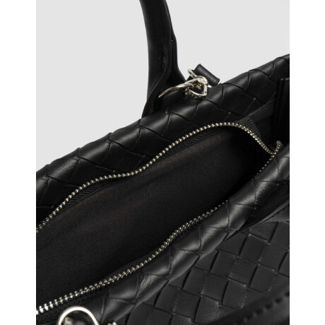 Cartera City Trenzada Negro