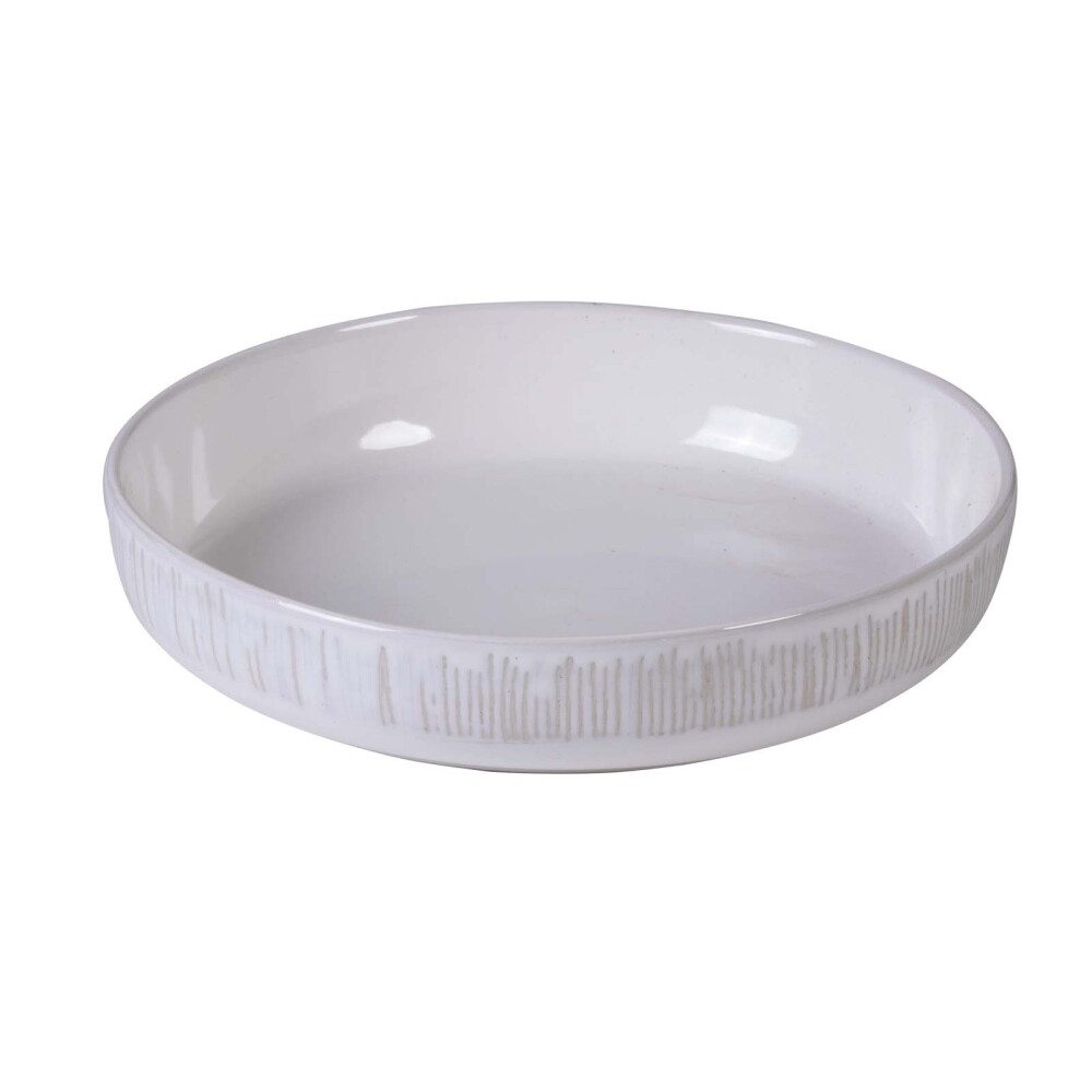 PLATO CERAMICA NATURAL-BEIGE ALLIE