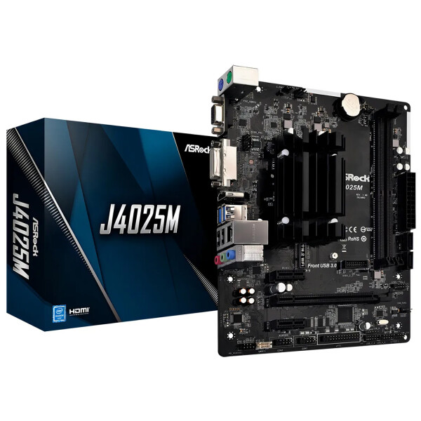 Placa Madre Kit Asrock J4025 M Con Procesador Dual Core PLACA MADRE ASROCK J4025M DUAL CORE DDR4