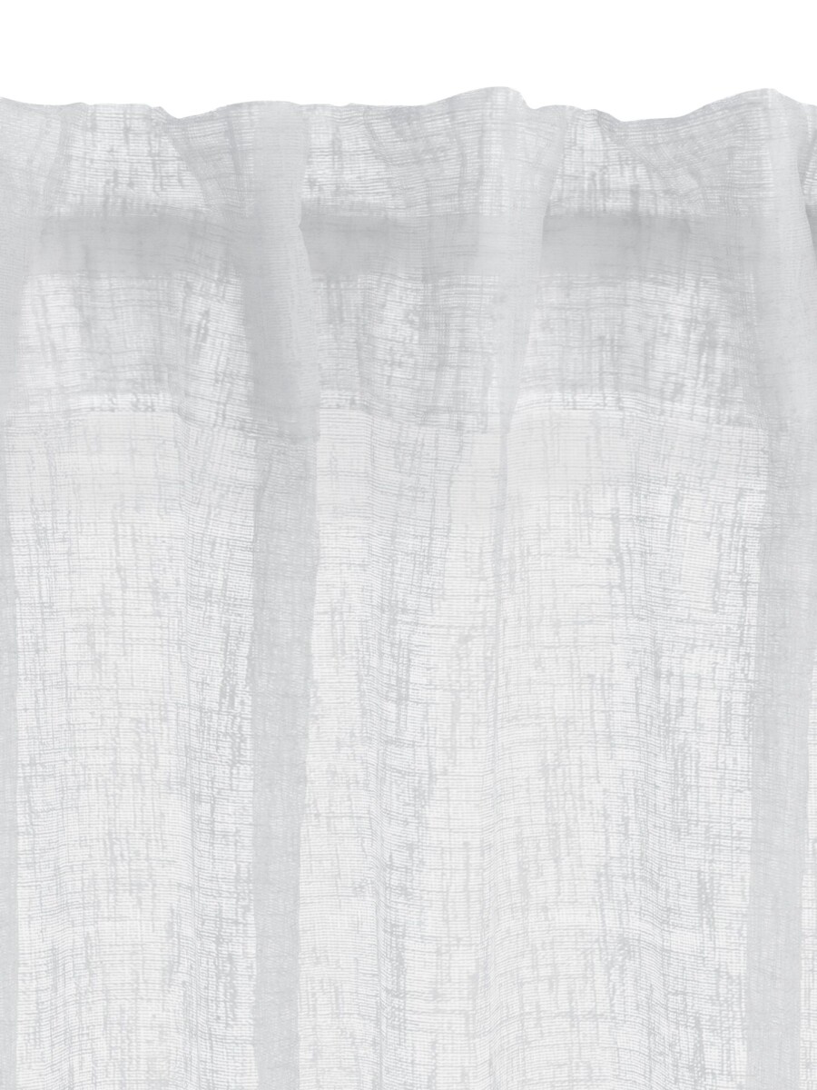 Cortina UNNEN 1x140x300 aspecto lino blanco 