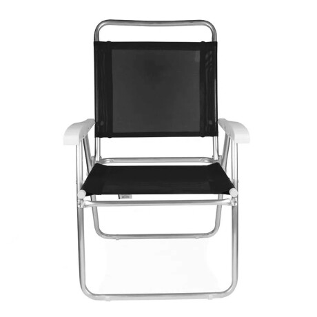 Reposera Silla Alta Plegable en Aluminio Mor Master Plus Negro