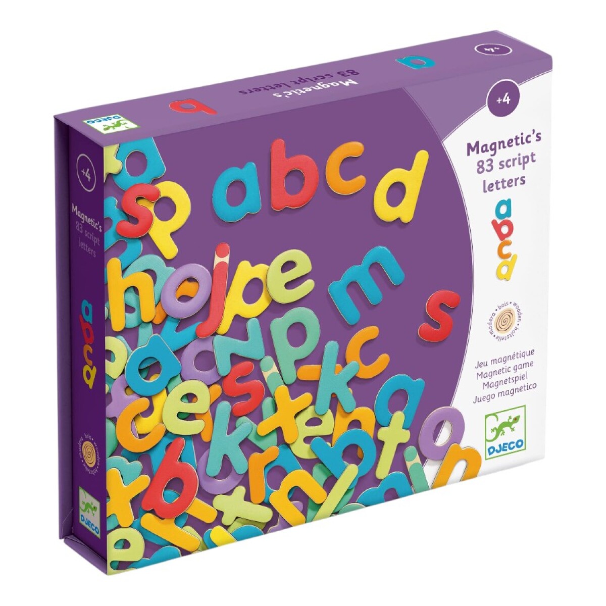 Juego Letras Magnéticas 83 Piezas Djeco 