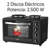 Horno Electrico Enxuta Con 2 Discos 32lts Horno Electrico Enxuta Con 2 Discos 32lts