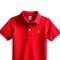 Remera tipo polo niño Rojo