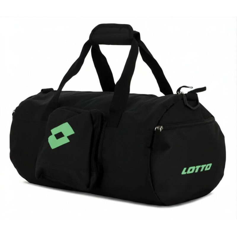 Bolso Deportivo Lotto Urbano Negro -Verde