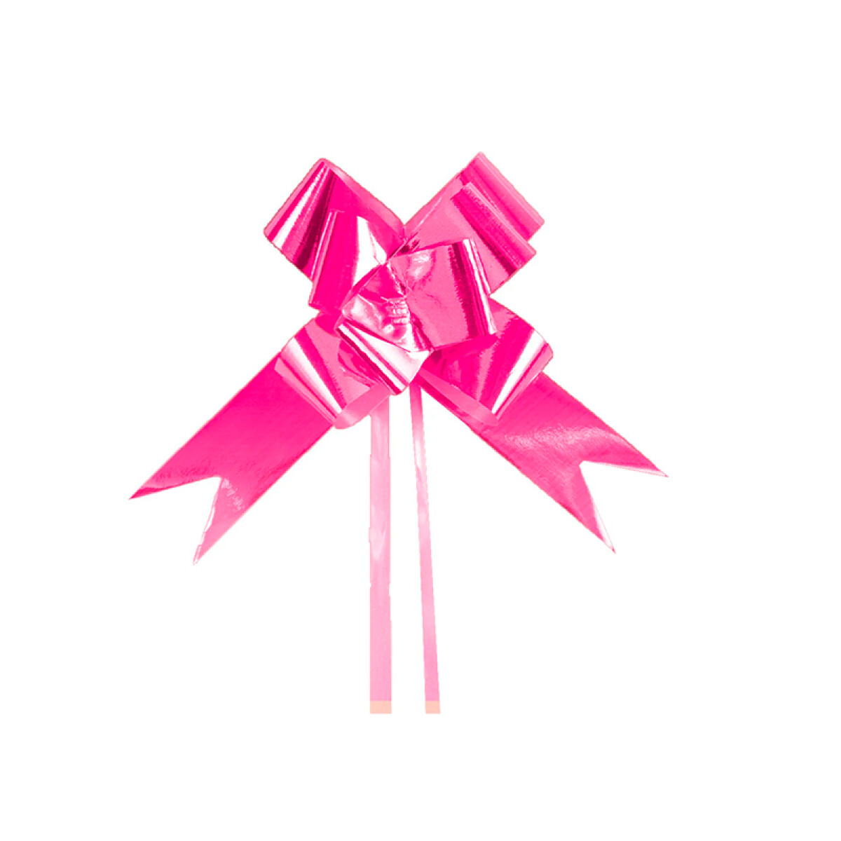 Moño Listo Metalizado 18mm x10 - Rosa 