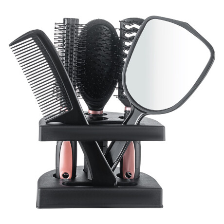 Set De Cepillos Para Cabello Completo Rojo