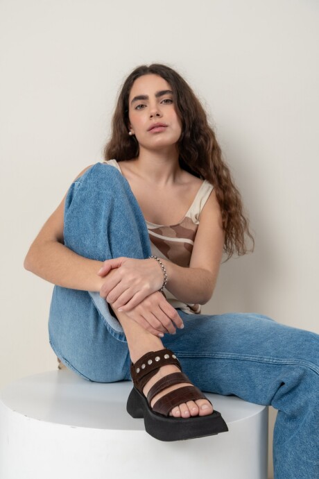 SANDALIA AUDREY TOSTADO