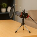 MICROFONO DE ESTUDIO GAMER MARVO MIC-02 NEGRO