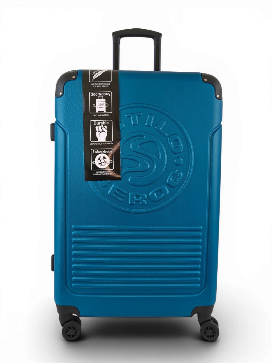 Valija grande ABS (fibra) de 28" - Azul 