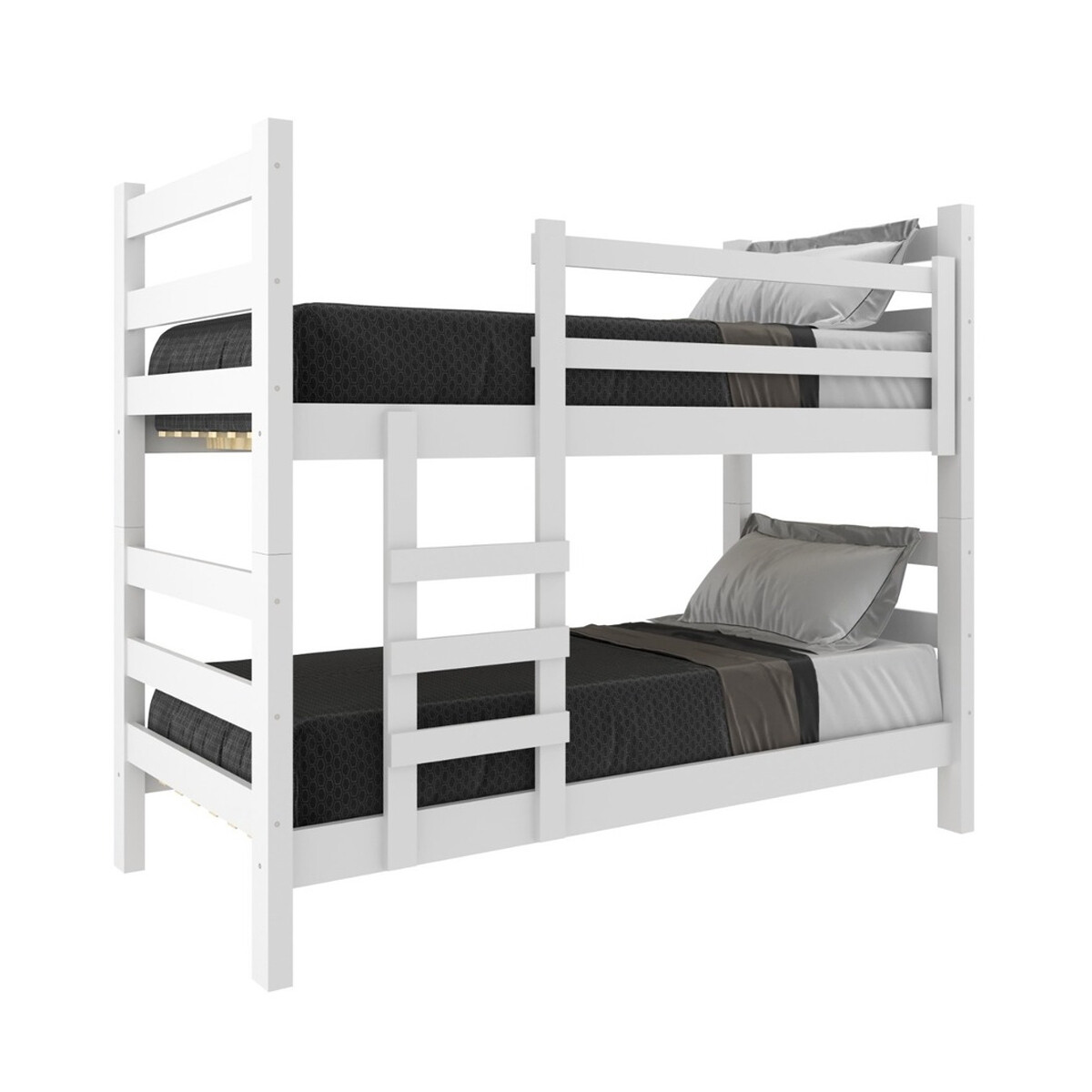 CUCHETA 1 PLAZA CAMA MADERA MACIZA 